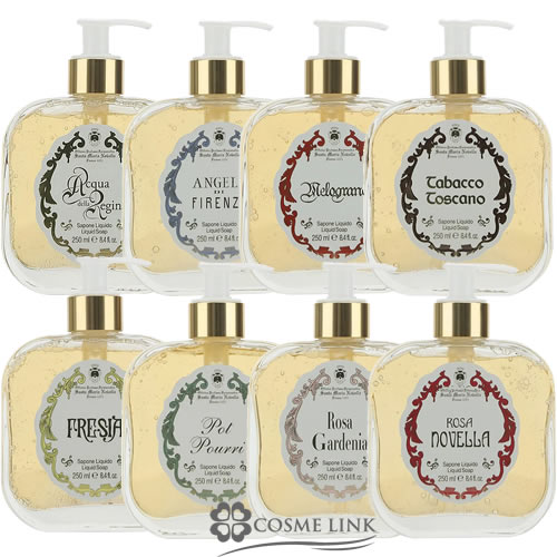 サンタマリアノヴェッラ 【Santa Maria Novella】 ハンドソープ ガラスボトル 250ml 【送料無料】